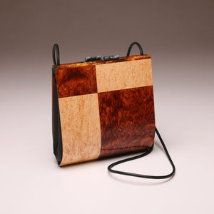 "Trillium" Medium Handbag-Special Edition-Single Strap - Bubinga (Custom Order - allow 6-8 weeks for delivery)