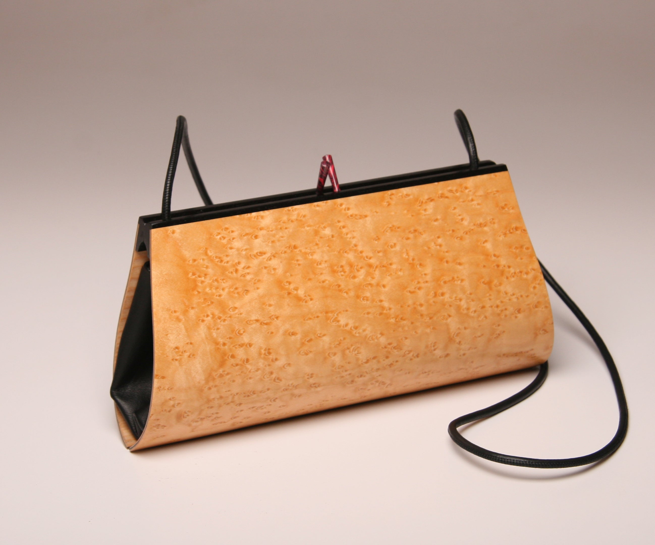 Petrea Medium Handbag - Birdseye Maple