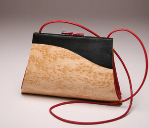 "Aristea II"-Large Handbag-Single Strap-Birdseye Maple