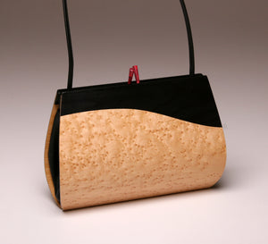 "Calliandra II" Medium Handbag-Single Strap - Birdseye Maple