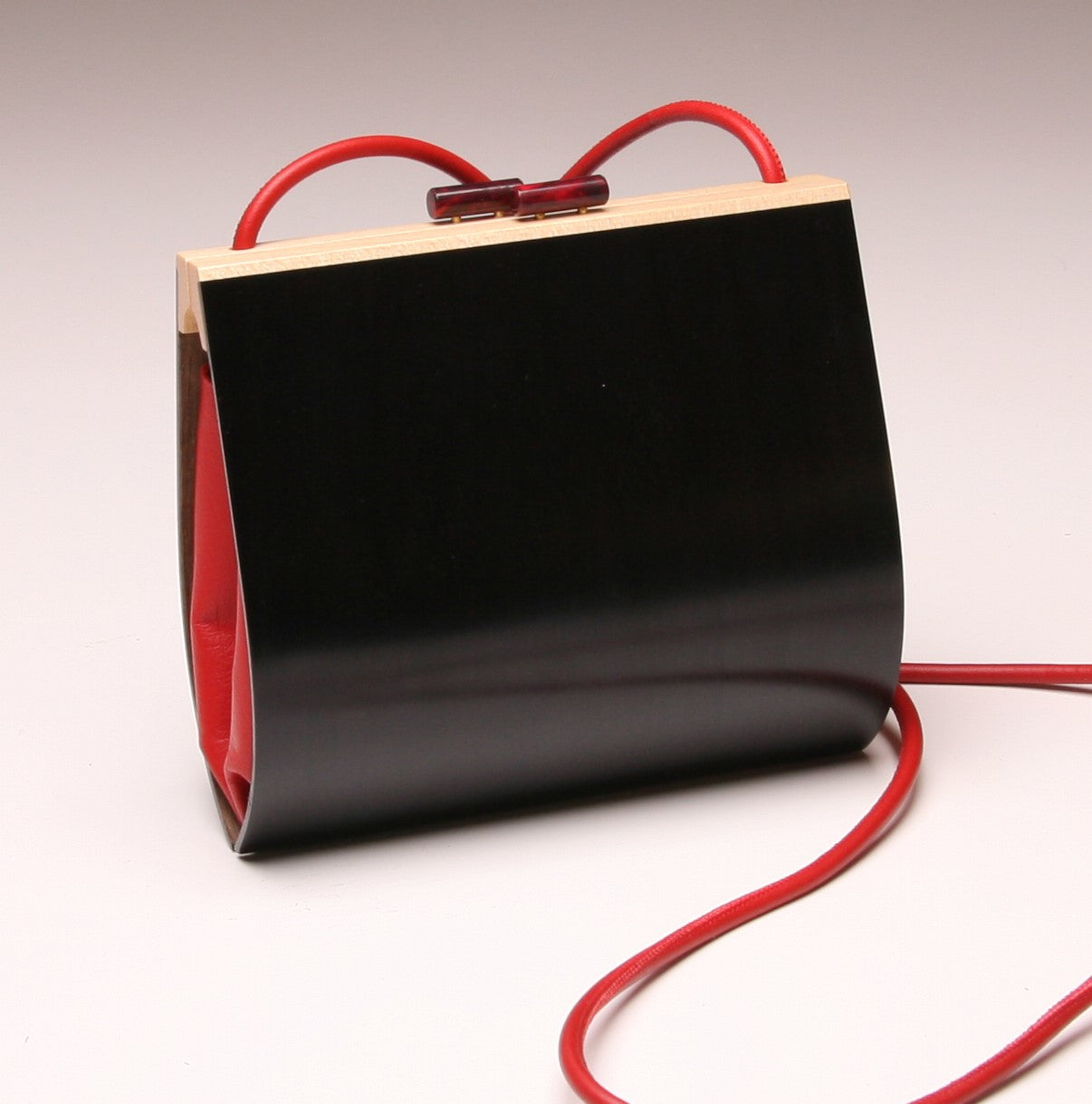 "Myrica" Minaudiere-Black Dyed Costello