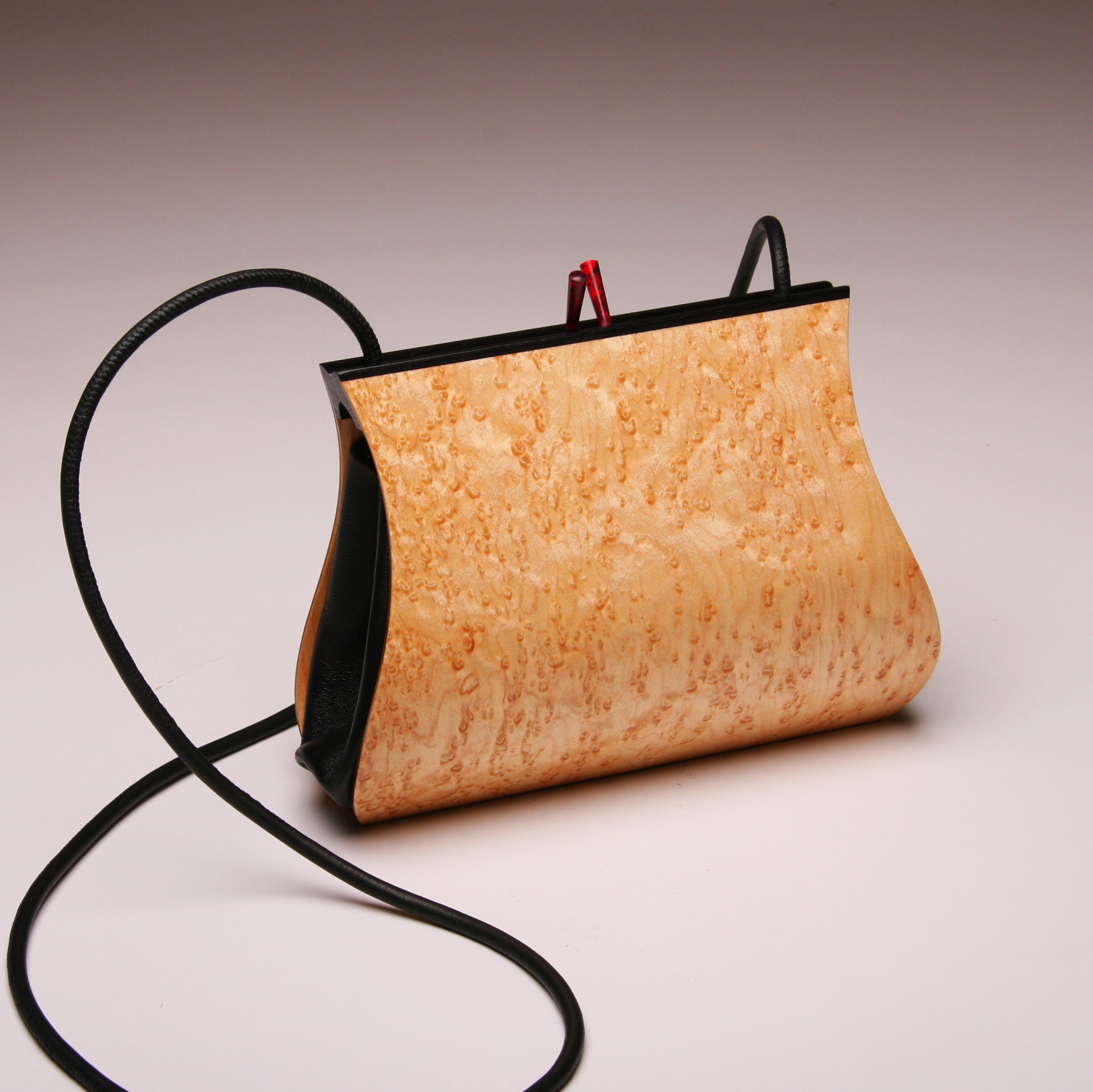 "Sativa" Medium Handbag-Single Strap - Birdseye Maple