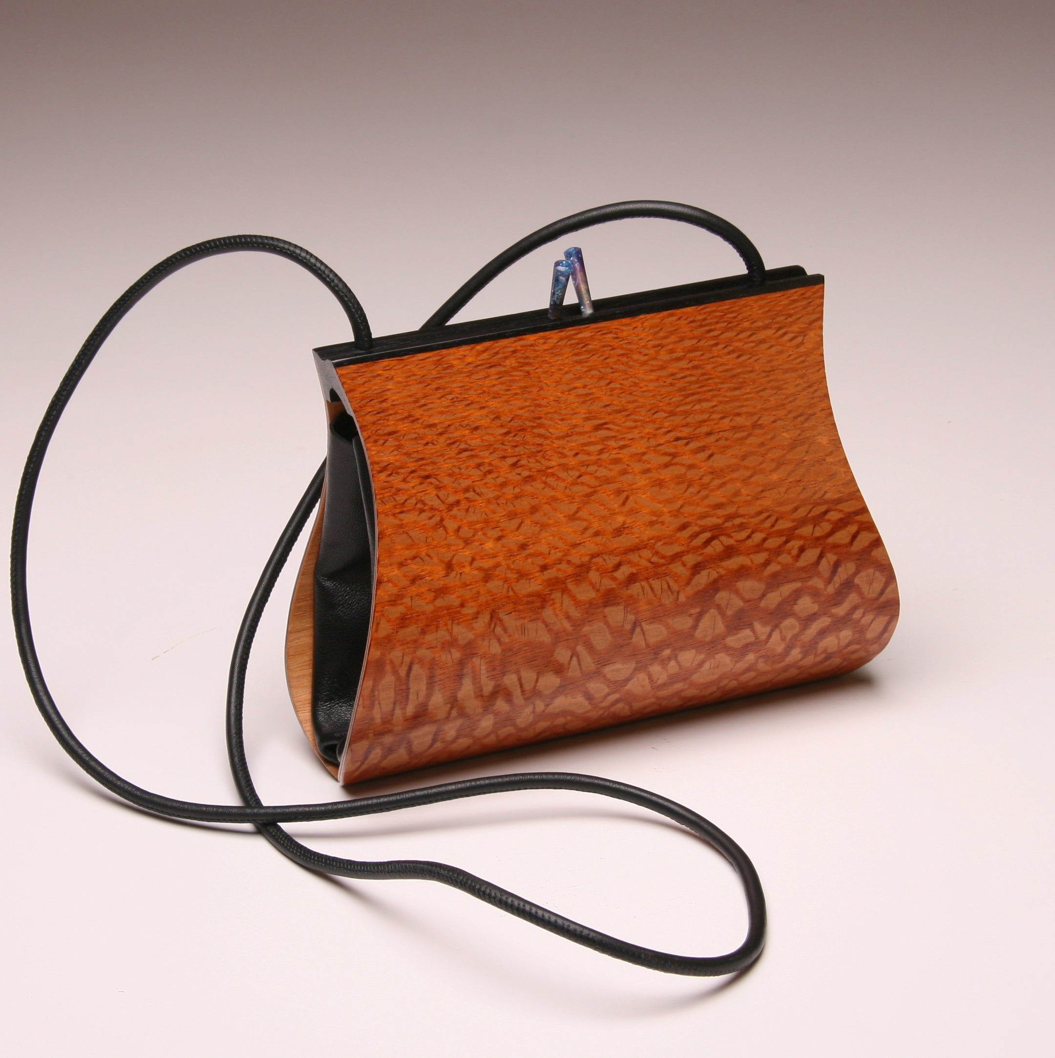 "Sativa" Medium Handbag-Single Strap - Australian Lacewood